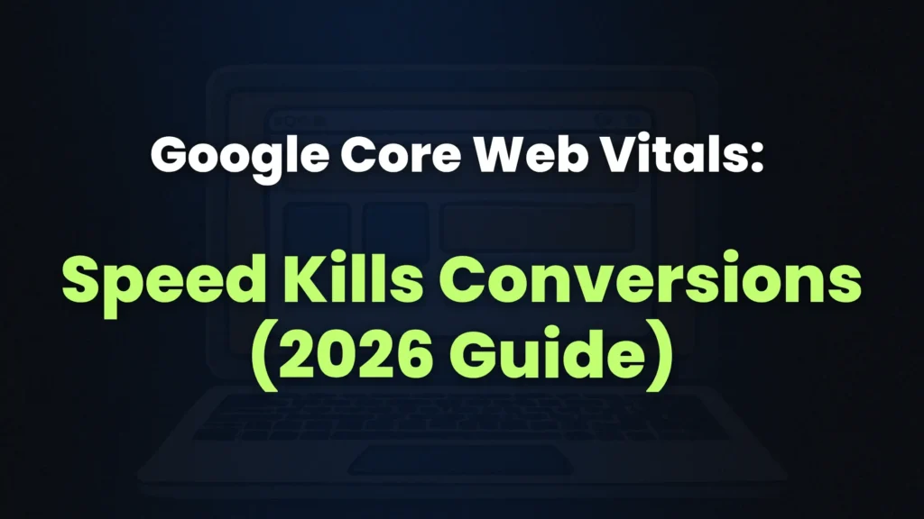 Google Core Web Vitals: Why Your Website Load Speed Kills Conversions